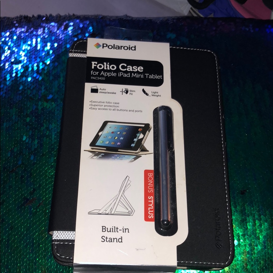 Polaroid Folio Case For Apple Ipad Mini Tablet